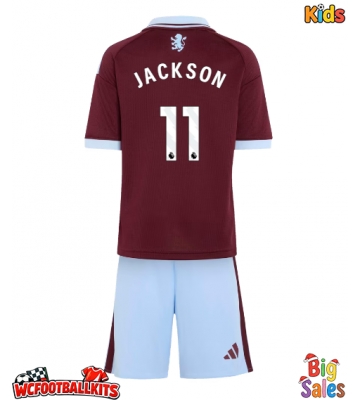 Aston Villa Nicolas Jackson #11 Replica Home Stadium Kit for Kids 2026-27 Short Sleeve (+ pants)